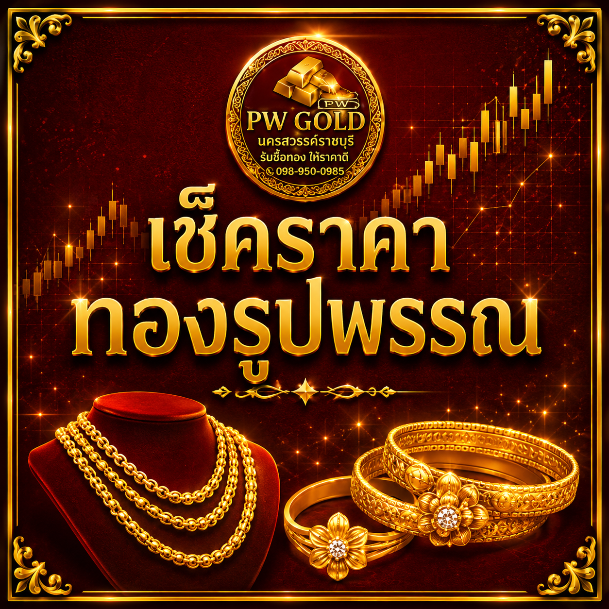 ราคารับซื้อทองรูปประพรรณเก่าวันนี้