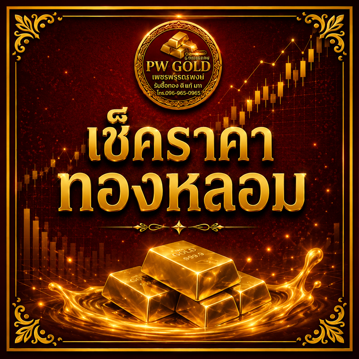 ตรวจสอบราคาทองรับซื้อ